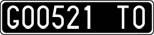 License plate of Italy, Cars (1927 year series)