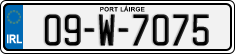 License plate of Ireland, Regular plates