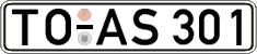 German license plate, Regular plates