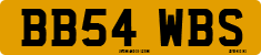 License plate of the United Kingdom, 2001 year system