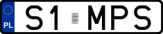 License plates of Poland, Vanity Plates