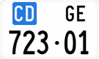 License plate of Switzerland, Diplomatic