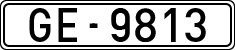 License plates of Spain, 1900 year series