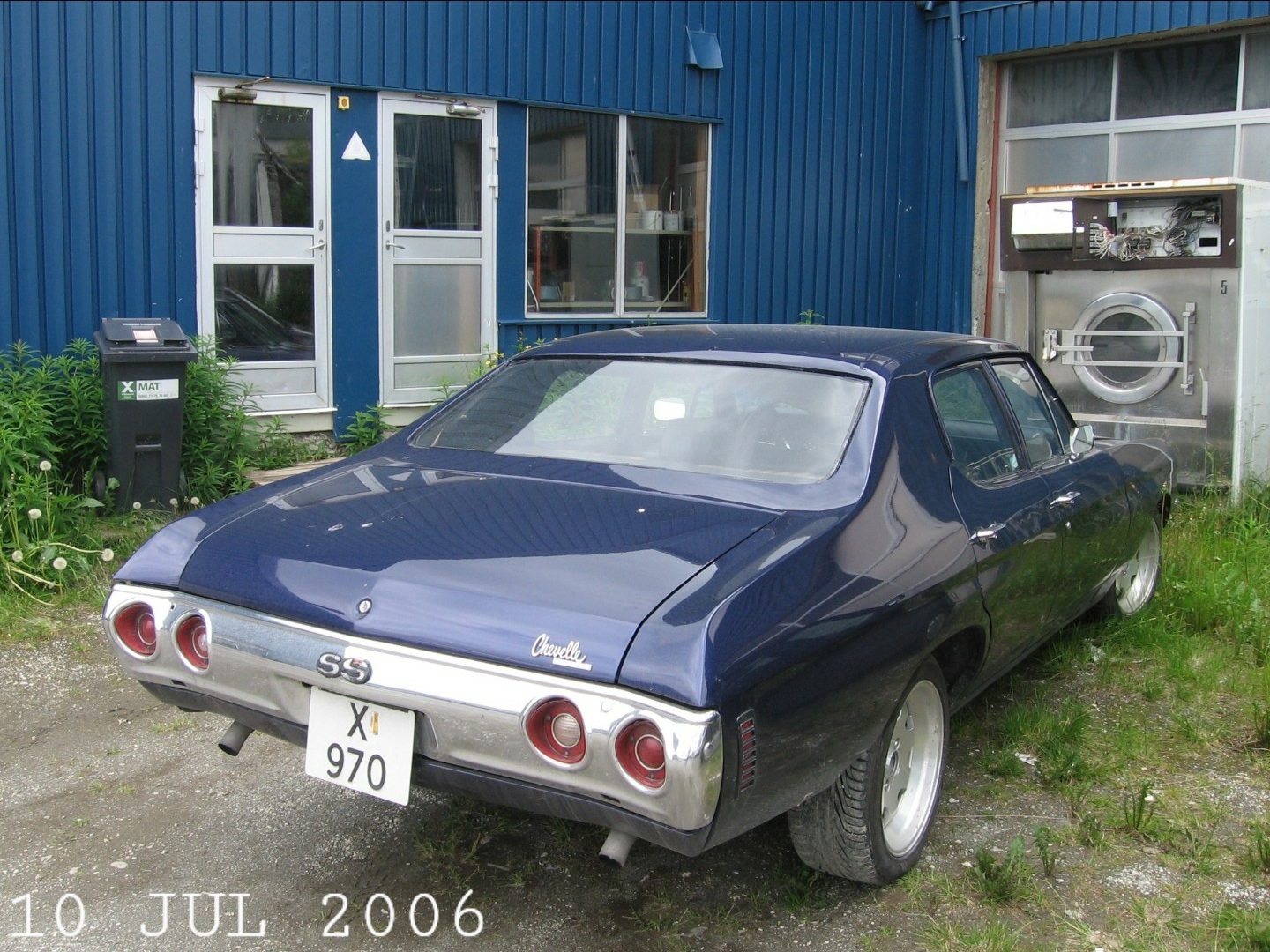 X-970, Chevrolet Chevelle 2nd gen 1970 4-door Hardtop (39; A-body), 2nd facelift, 1969–1970