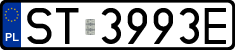 License plates of Poland, Regular car plates