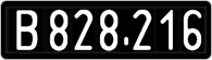 License plate of Austria, 1947 year system