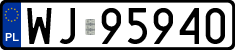 License plates of Poland, Regular car plates