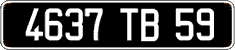 French license plate, FNI