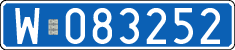 License plates of Poland, Diplomatic