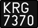 License plates of Poland, 1976 year system