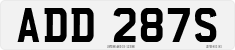 License plate of the United Kingdom, 1963 year system