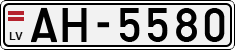 License plate of Latvia, Regular car plates