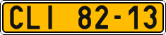 License plate of the Czech Republic, Commercial vehicles (1960)