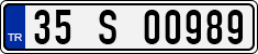 License plate of Turkey, Regular plates