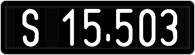 License plate of Austria, 1947 year system