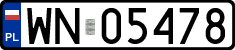 License plates of Poland, Regular car plates