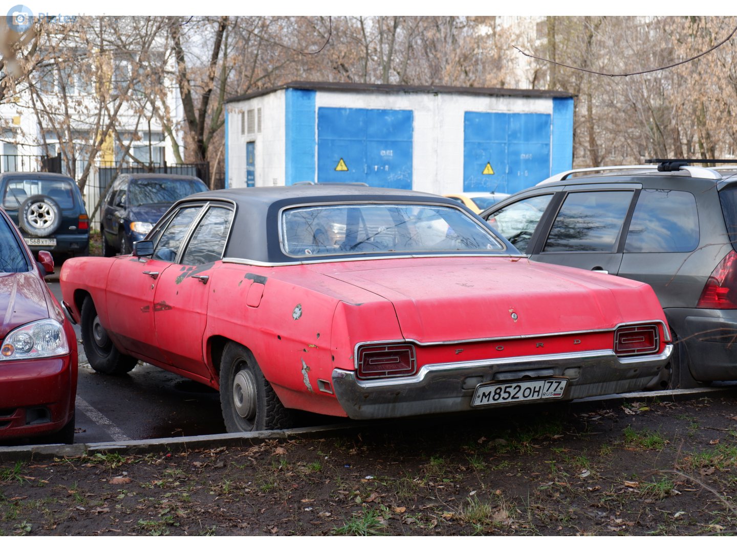 м 852 он 77, Ford Galaxie 4th gen 1970 4-door Sedan (54), 1st facelift, 1969–1970