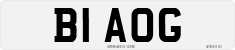 License plate of the United Kingdom, 1983 year system