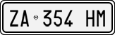 License plate of Italy, Cars (1994 year series)