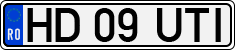 License plate of Romania, Regular plates