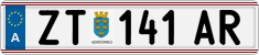 License plate of Austria, Regular plates