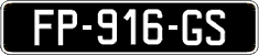 French license plate, SIV (oldtimers)