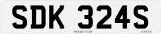 License plate of the United Kingdom, 1963 year system