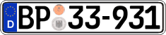 German license plate, Authorities and federal agencies