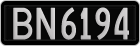 License plate of New Zealand, AB1(234)