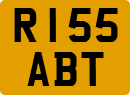 License plate of the United Kingdom, 1983 year system