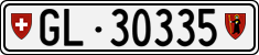 License plate of Switzerland, Cars