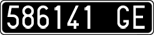 License plate of Italy, Cars (1927 year series)