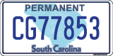 South Carolina, Permanent (AB12345)