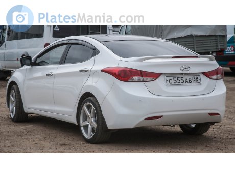 с555ав38, Hyundai Avante