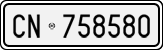 License plate of Italy, Cars (1927 year series)