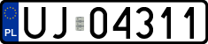 License plates of Poland, Military