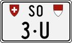 License plate of Switzerland, Dealer (with 