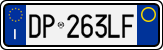 License plate of Italy, Cars (1994 year series)