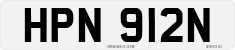 License plate of the United Kingdom, 1963 year system