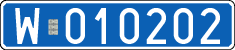 License plates of Poland, Diplomatic