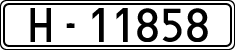 License plates of Spain, 1900 year series