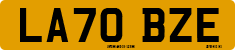 License plate of the United Kingdom, 2001 year system