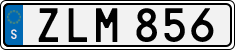 License plate of Sweden, Regular plates