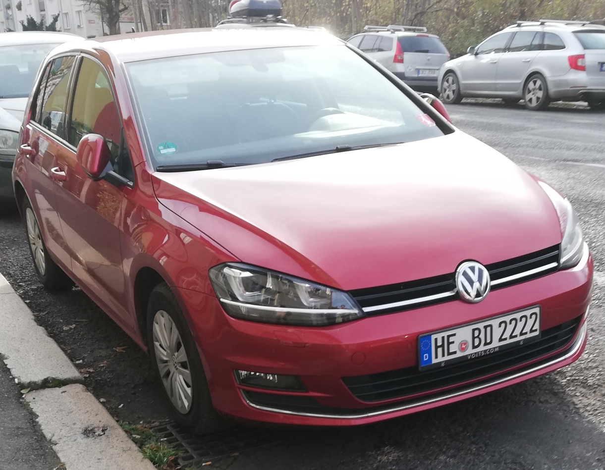 HE BD 2222, Volkswagen Golf 7th gen 5-door Hatch (5G), 2012–2017