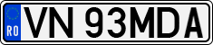 License plate of Romania, Regular plates