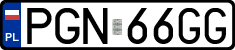 License plates of Poland, Regular car plates