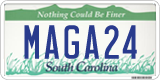 South Carolina, Vanity Plates