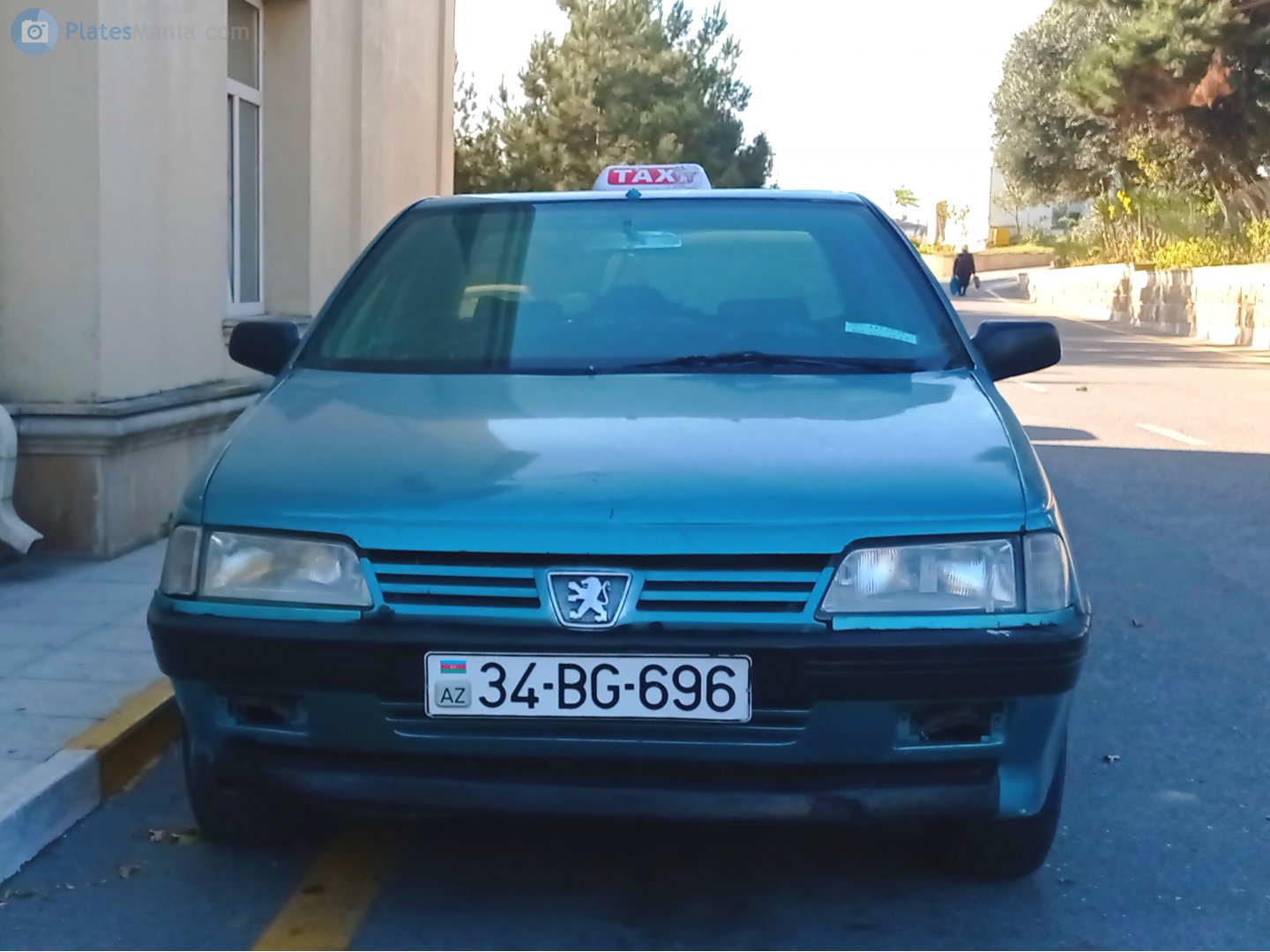 34 BG 696, Peugeot 405 1st gen Sedan (D6/D7), 1987–1996 (2019– for AZ-market)