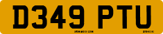 License plate of the United Kingdom, 1983 year system