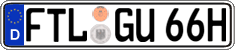 German license plate, Plates for oldtimers (type 